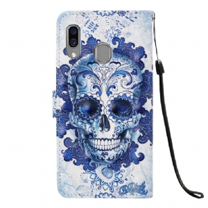 Obudowa Etui Na Telefon do Samsung Galaxy A40 Calavera Wzór