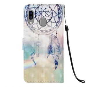 Obudowa Etui Na Telefon do Samsung Galaxy A40 Dream Catcher Posiadacz Karty