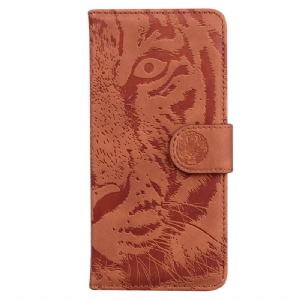 Etui Folio Do Oppo Reno 11 5g Ślad Tygrysa