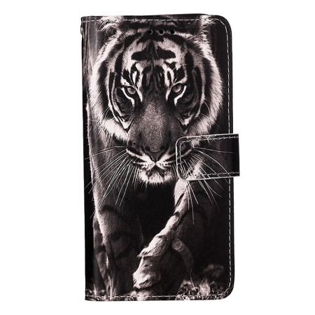 Etui Folio Do Oppo Reno 11 5g Tygrys Z Paskiem