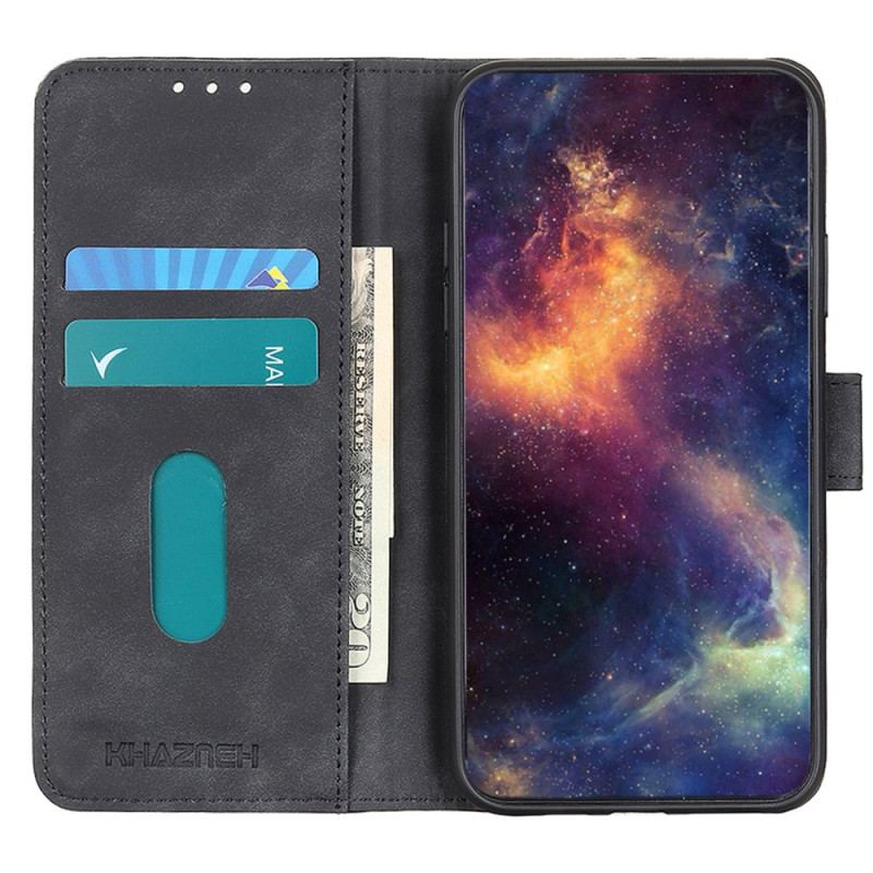 Etui Folio Oppo Reno 11 5g Efekt Skóry W Stylu Retro Khazneh