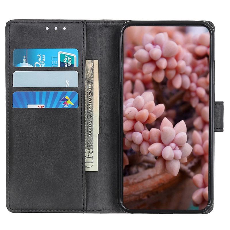 Etui Folio Oppo Reno 11 5g Matowa Sztuczna Skóra