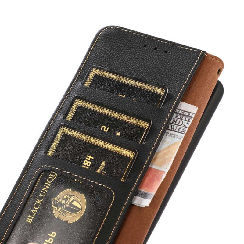 Etui Folio Oppo Reno 11 5g Prawdziwa Skóra Khazneh Etui Ochronne