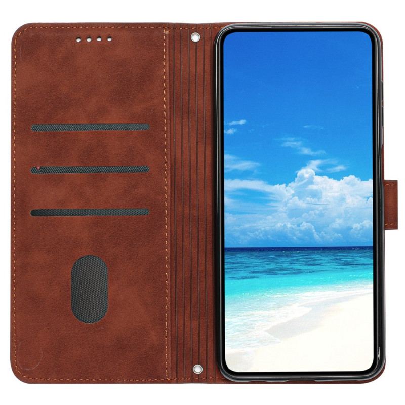 Etui Folio Oppo Reno 11 5g Uśmiechnij Się Do Smycza