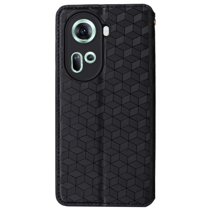 Flip Kotelot Oppo Reno 11 5g Diamenty 3d