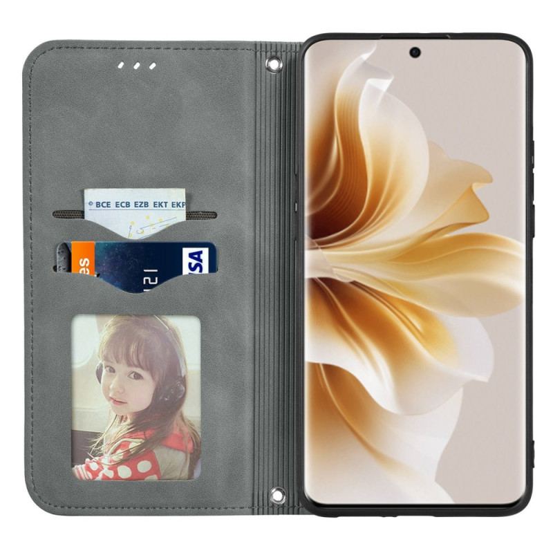 Flip Kotelot Oppo Reno 11 5g Efekt Zamszu