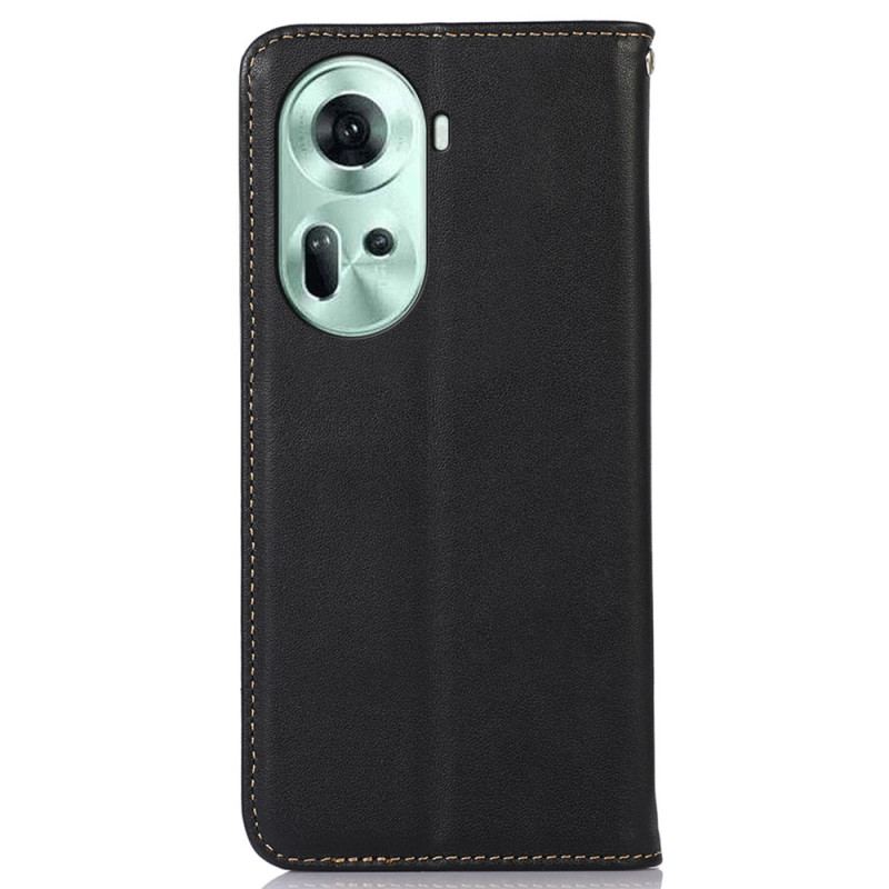 Flip Kotelot Oppo Reno 11 5g Skóra Nappa Khazneh Etui Ochronne