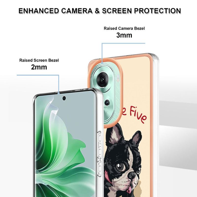 Futerały Oppo Reno 11 5g Etui Na Telefon Pies Daj Mi Pięć