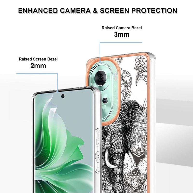 Futerały Oppo Reno 11 5g Etui Na Telefon Totem Słonia