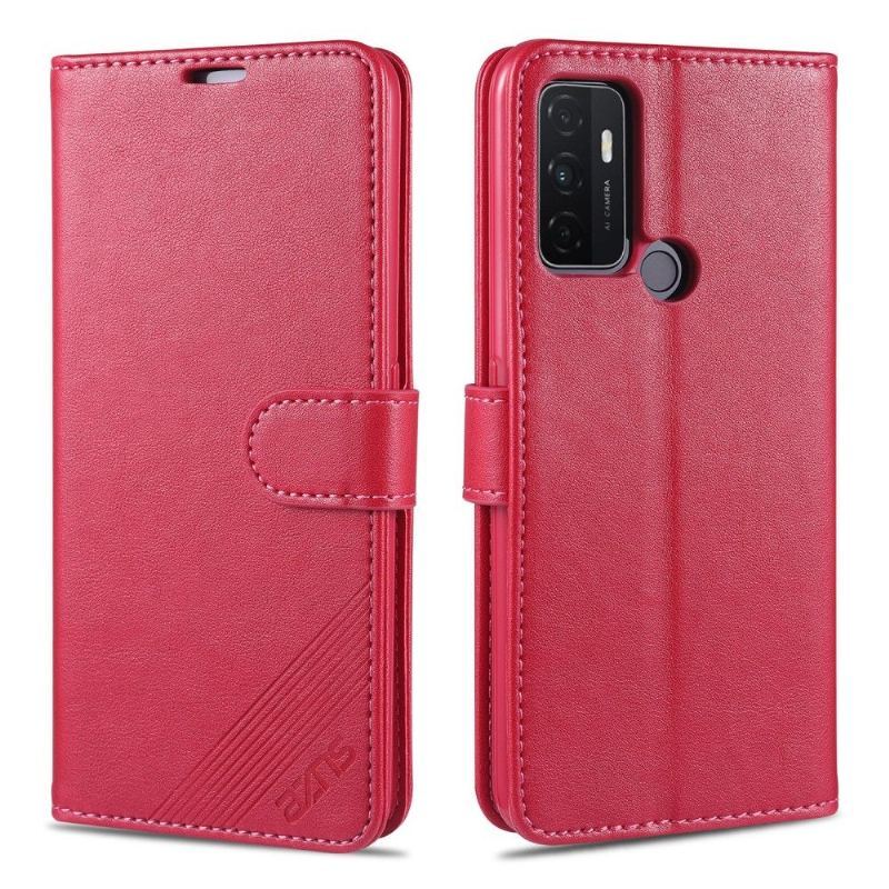 Etui Folio do Oppo A53 Classic Azns Efekt Skóry