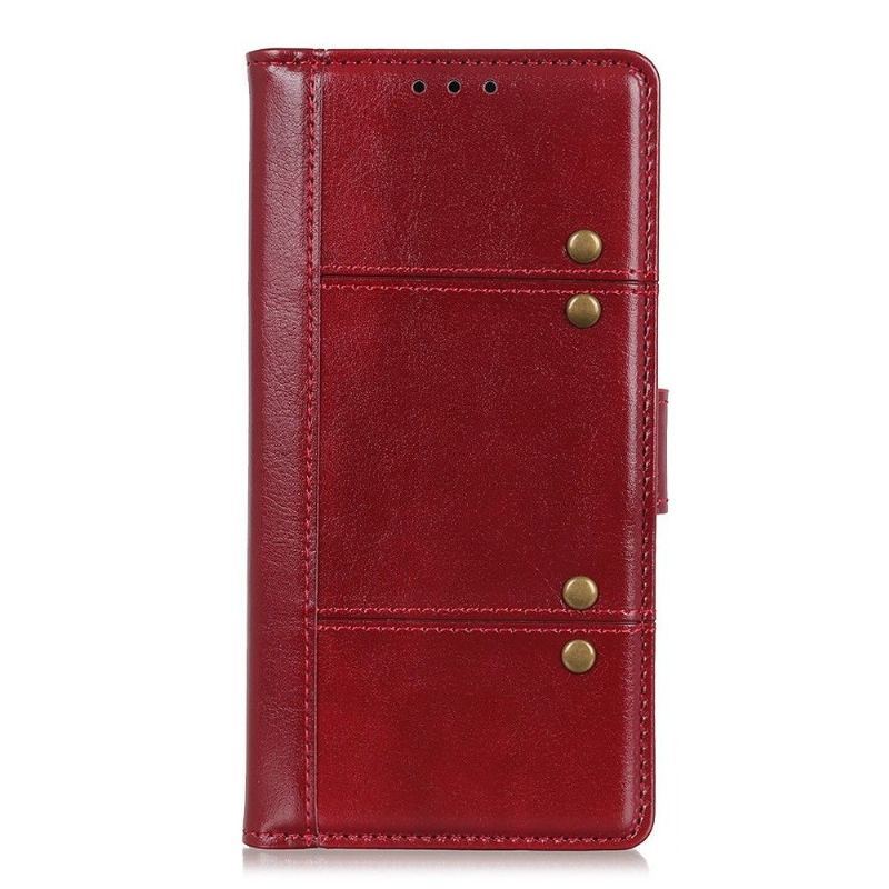 Etui Folio do Oppo A53 Efekt Skóry Z Nitami