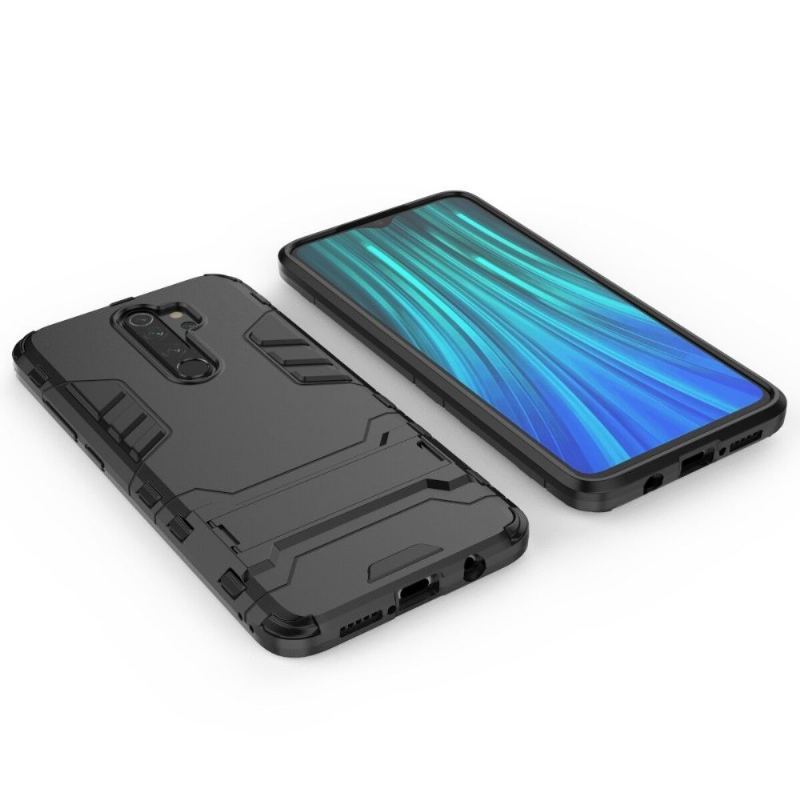 Etui do Xiaomi Redmi Note 8 Pro Anti-fall Cool Guard Odporny Na Wstrząsy Ze Zintegrowaną Podstawą