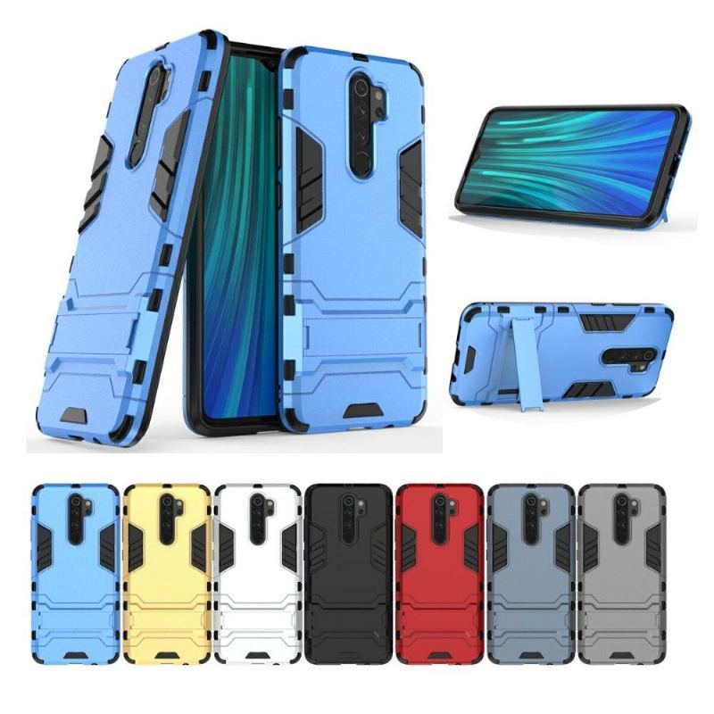 Etui do Xiaomi Redmi Note 8 Pro Anti-fall Cool Guard Odporny Na Wstrząsy Ze Zintegrowaną Podstawą