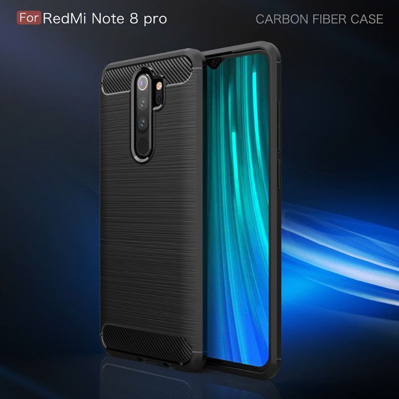 Etui do Xiaomi Redmi Note 8 Pro Carbon Brushed Gel