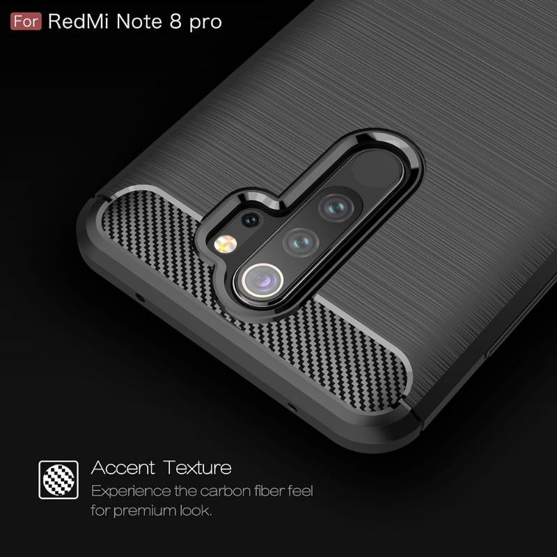 Etui do Xiaomi Redmi Note 8 Pro Carbon Brushed Gel