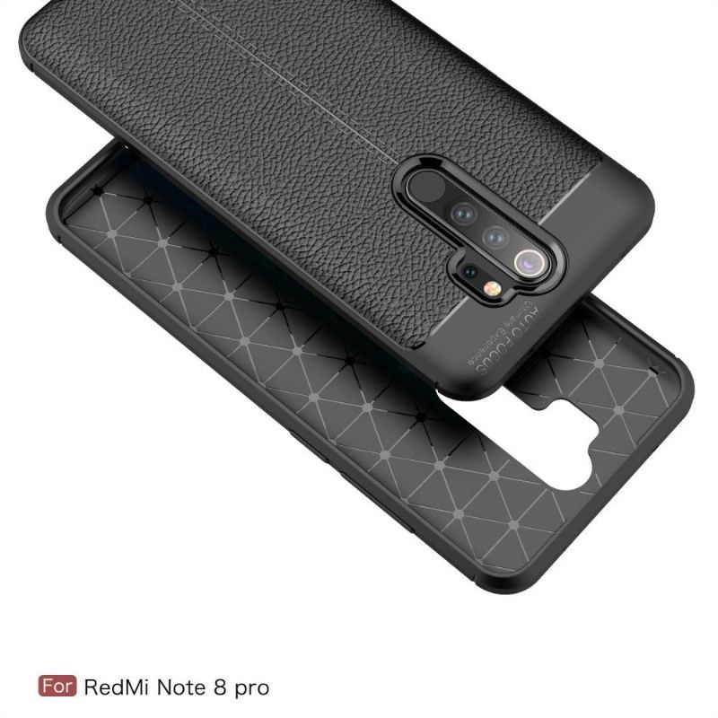 Futerały do Xiaomi Redmi Note 8 Pro Obrzeża Żel Wykończeniowy Ze Sztucznej Skóry