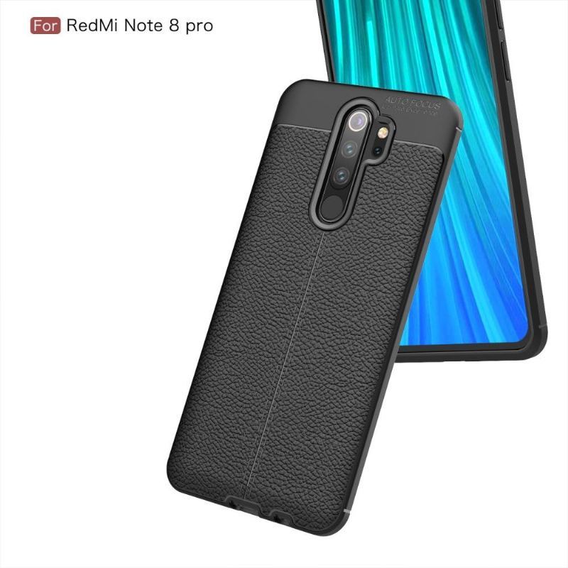 Futerały do Xiaomi Redmi Note 8 Pro Obrzeża Żel Wykończeniowy Ze Sztucznej Skóry