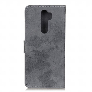 Skórzany Futerał do Xiaomi Redmi Note 8 Pro Anti-fall Cyrius Faux Leather Vintage