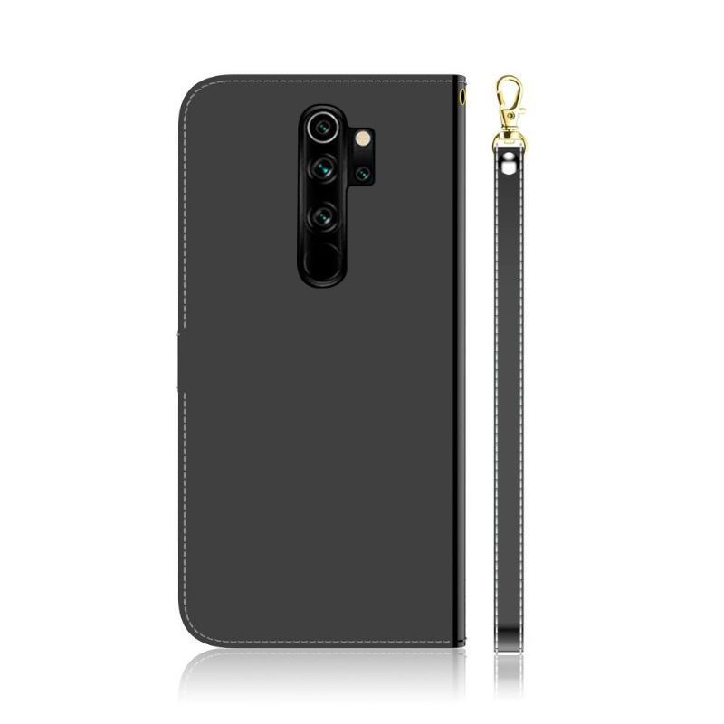 Skórzany Futerał do Xiaomi Redmi Note 8 Pro Anti-fall Efekt Lustra Ze Sztucznej Skóry