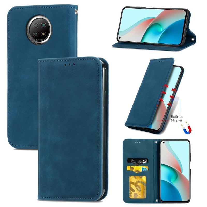 Etui Folio do Xiaomi Redmi Note 9T Biznes Retro