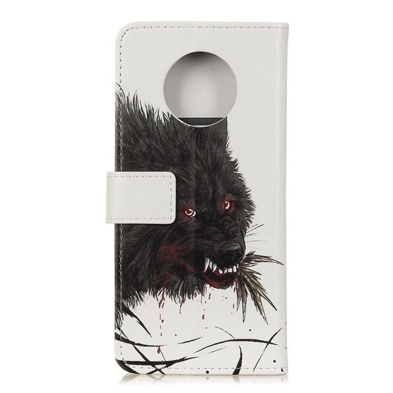 Etui Folio do Xiaomi Redmi Note 9T Classic Czarny Wilk