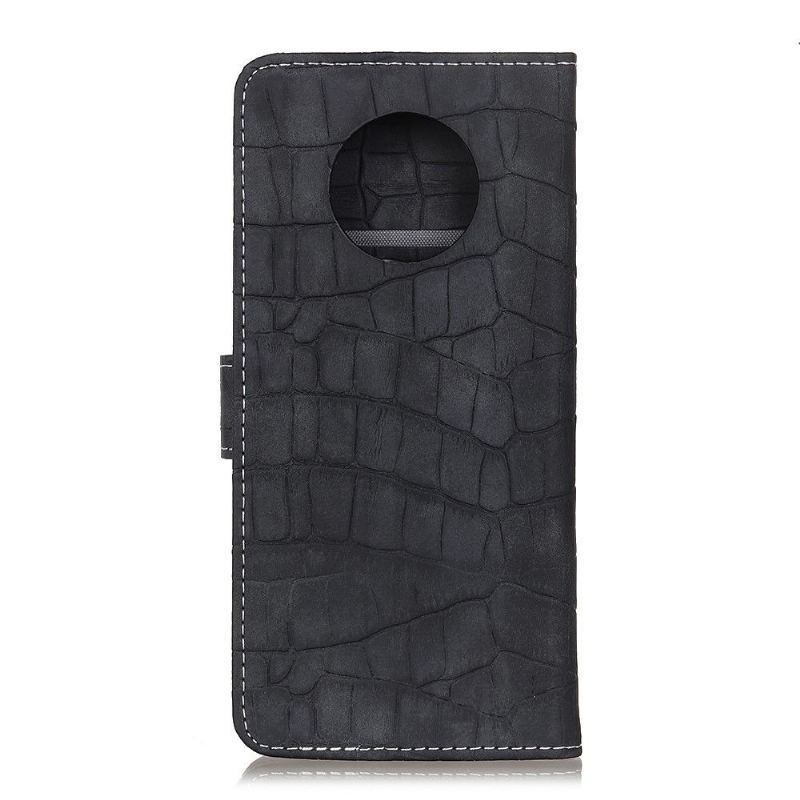 Etui Folio do Xiaomi Redmi Note 9T Imitacja Skóry Krokodyla