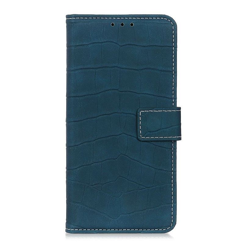 Etui Folio do Xiaomi Redmi Note 9T Imitacja Skóry Krokodyla