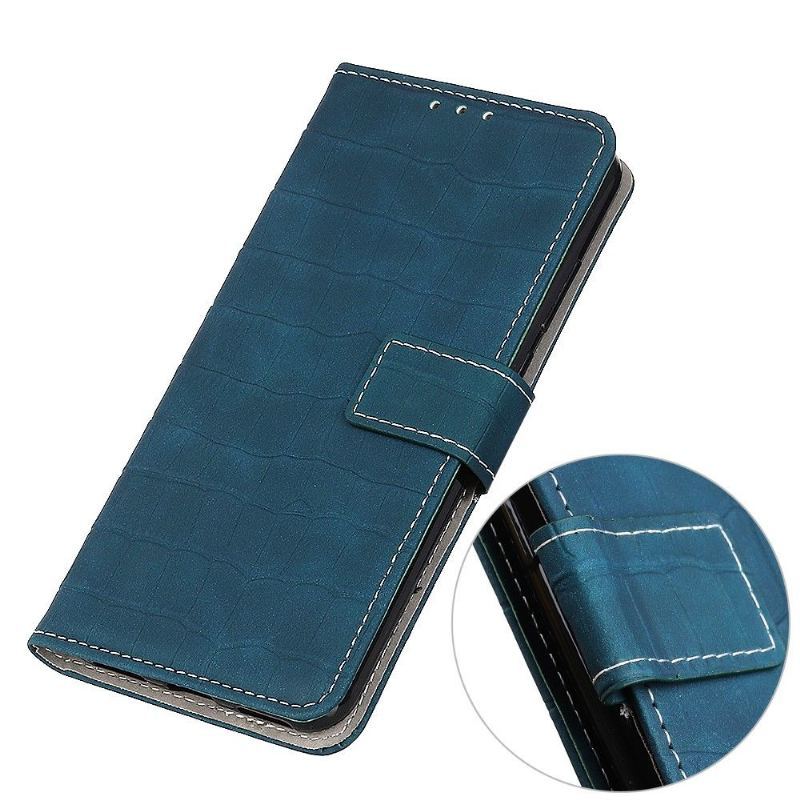 Etui Folio do Xiaomi Redmi Note 9T Imitacja Skóry Krokodyla