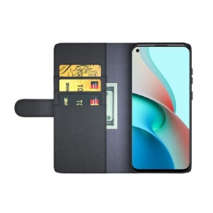 Etui Folio do Xiaomi Redmi Note 9T Premium Skóra