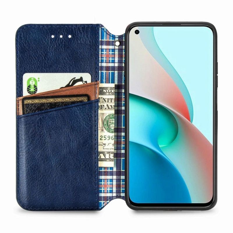 Skórzany Futerał do Xiaomi Redmi Note 9T Anti-fall Kub Design Posiadacz Karty