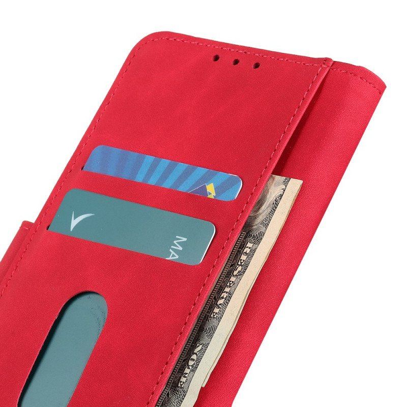 Etui Folio do Moto G200 5G Khazneh Efekt Skóry W Stylu Vintage