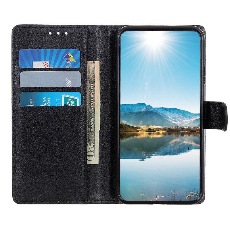 Etui Folio do Moto G200 5G Tradycyjnie Liczi