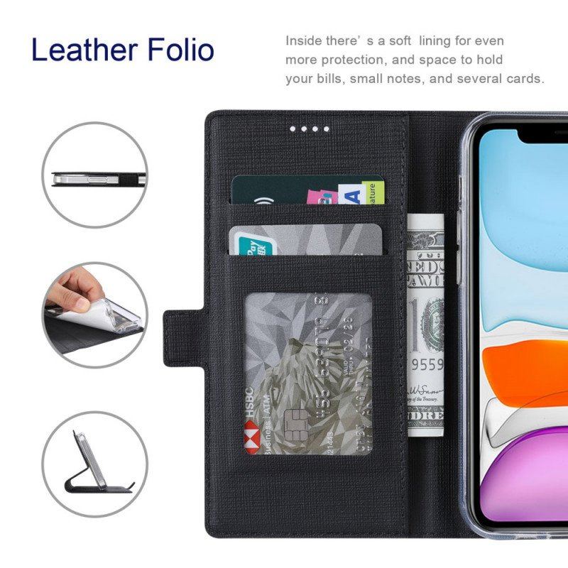 Etui Na Telefon do Moto G200 5G Etui Folio Teksturowany Vili Dmx