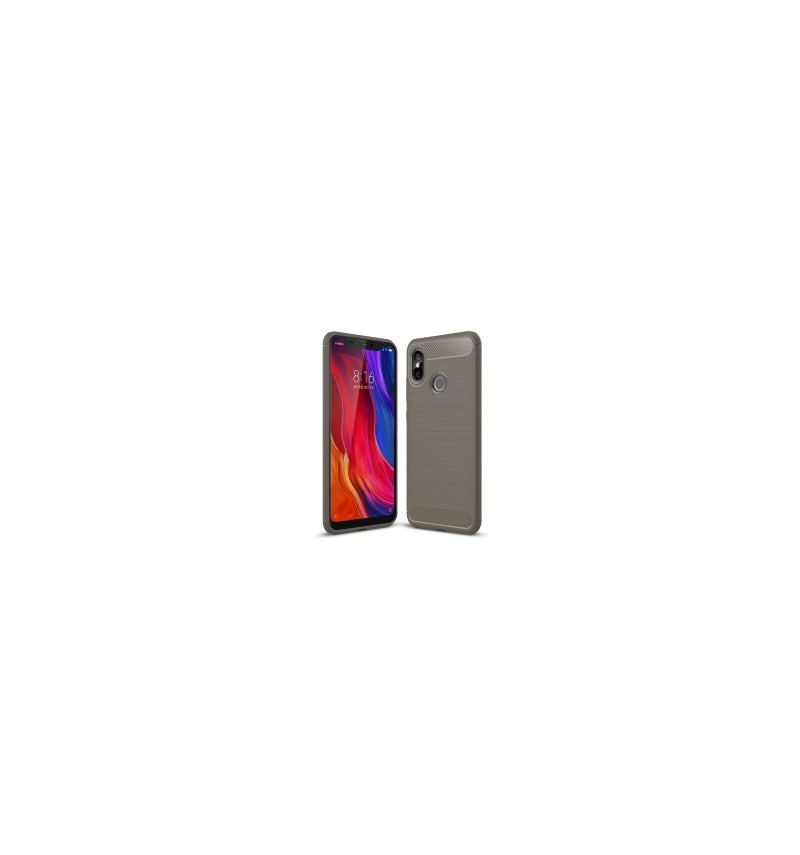 Etui do Xiaomi Mi 8 Biznes Szczotkowany Węgiel