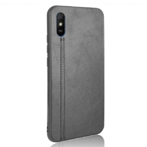 Etui do Xiaomi Redmi 9A Classic Skórzane Szwy