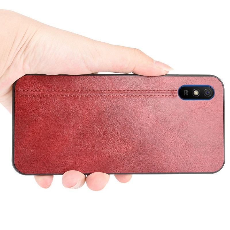 Etui do Xiaomi Redmi 9A Classic Skórzane Szwy