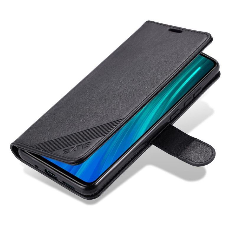 Etui Folio do Xiaomi Redmi 9A Azns Retro Skórzany Efekt