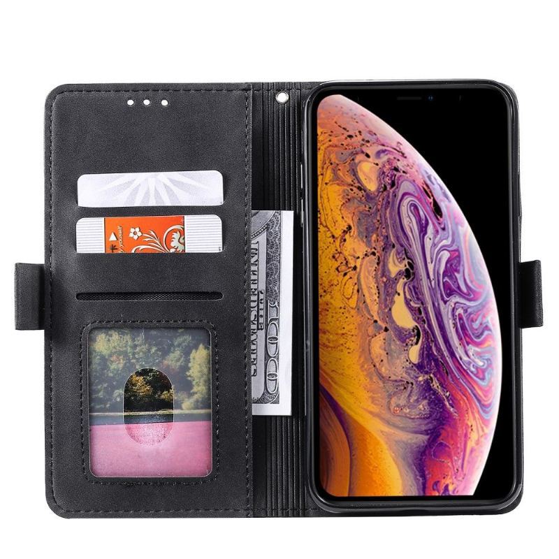 Etui Folio do Xiaomi Redmi 9A Classic z Łańcuch Vintage Posiadacz Karty