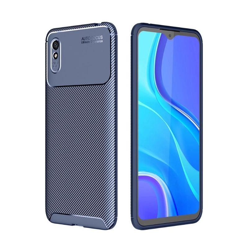 Futerały do Xiaomi Redmi 9A Efekt Włókna Węglowego