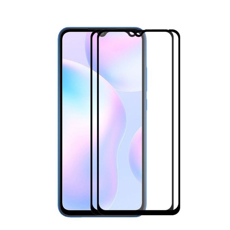 Zestaw 2 Pełnowymiarowych Folii Ze Szkła Hartowanego Do Xiaomi Redmi 9A