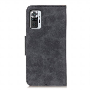 Case do Xiaomi Redmi Note 10 Pro Biznes Edouard W Stylu Vintage Ze Sztucznej Skóry