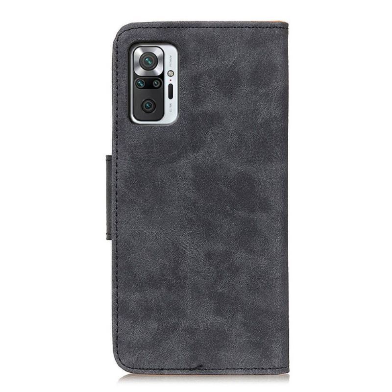 Case do Xiaomi Redmi Note 10 Pro Biznes Edouard W Stylu Vintage Ze Sztucznej Skóry