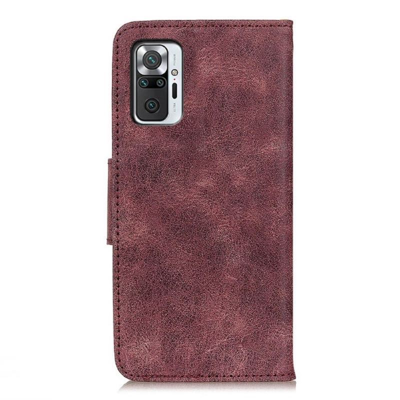 Case do Xiaomi Redmi Note 10 Pro Biznes Edouard W Stylu Vintage Ze Sztucznej Skóry