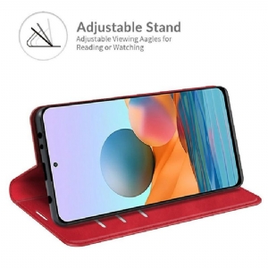 Case do Xiaomi Redmi Note 10 Pro Faux Skórzany Stojak Funkcyjny