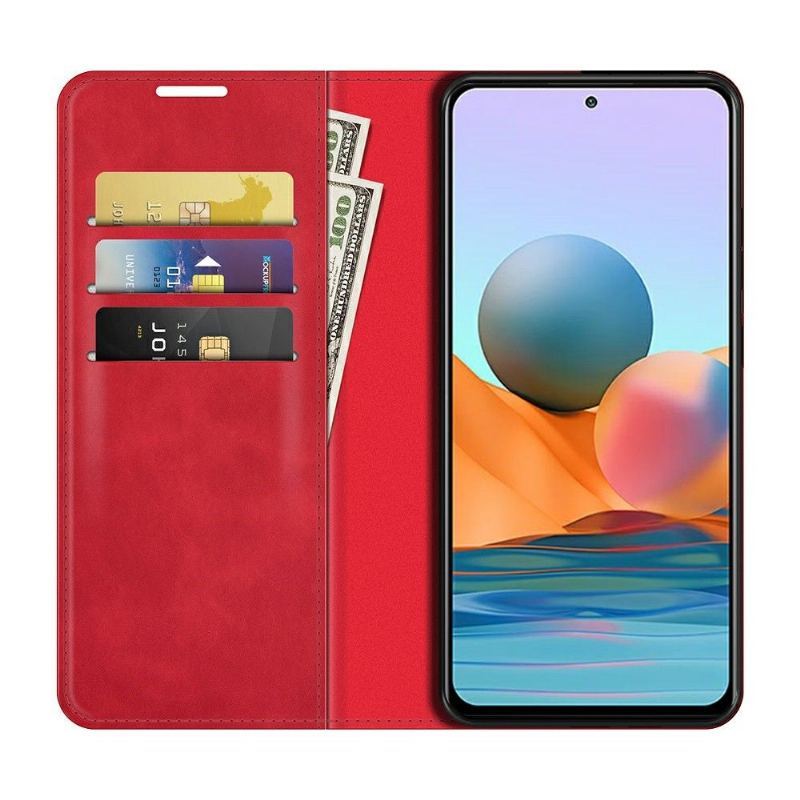 Case do Xiaomi Redmi Note 10 Pro Faux Skórzany Stojak Funkcyjny