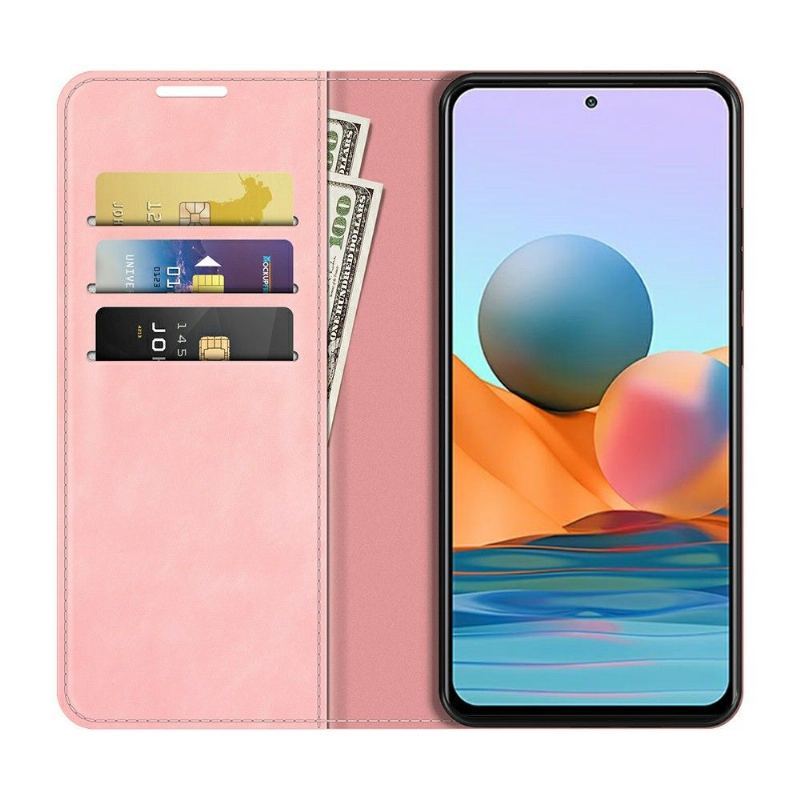 Case do Xiaomi Redmi Note 10 Pro Faux Skórzany Stojak Funkcyjny