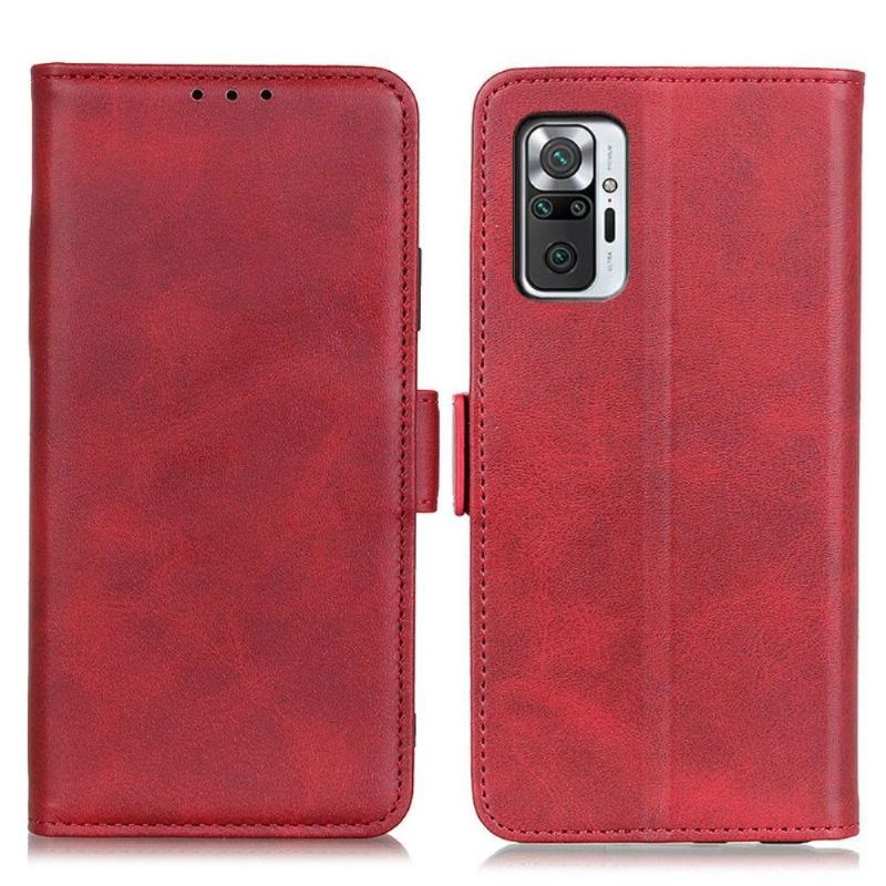 Etui do Xiaomi Redmi Note 10 Pro Anti-fall Portfel Matowa Powłoka Ze Skóry