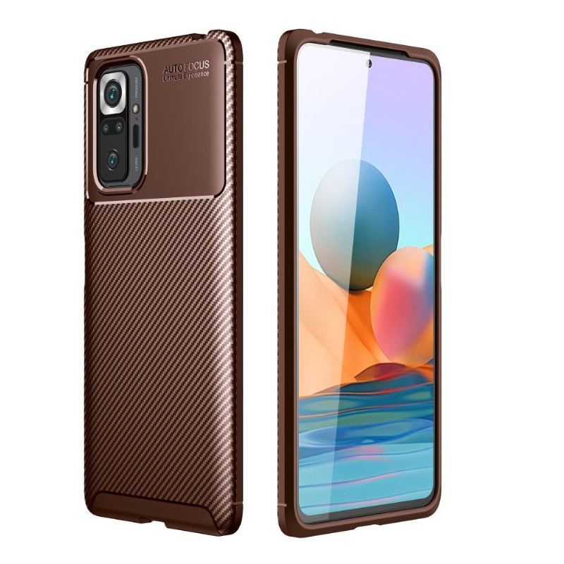 Etui do Xiaomi Redmi Note 10 Pro Efekt Włókna Węglowego