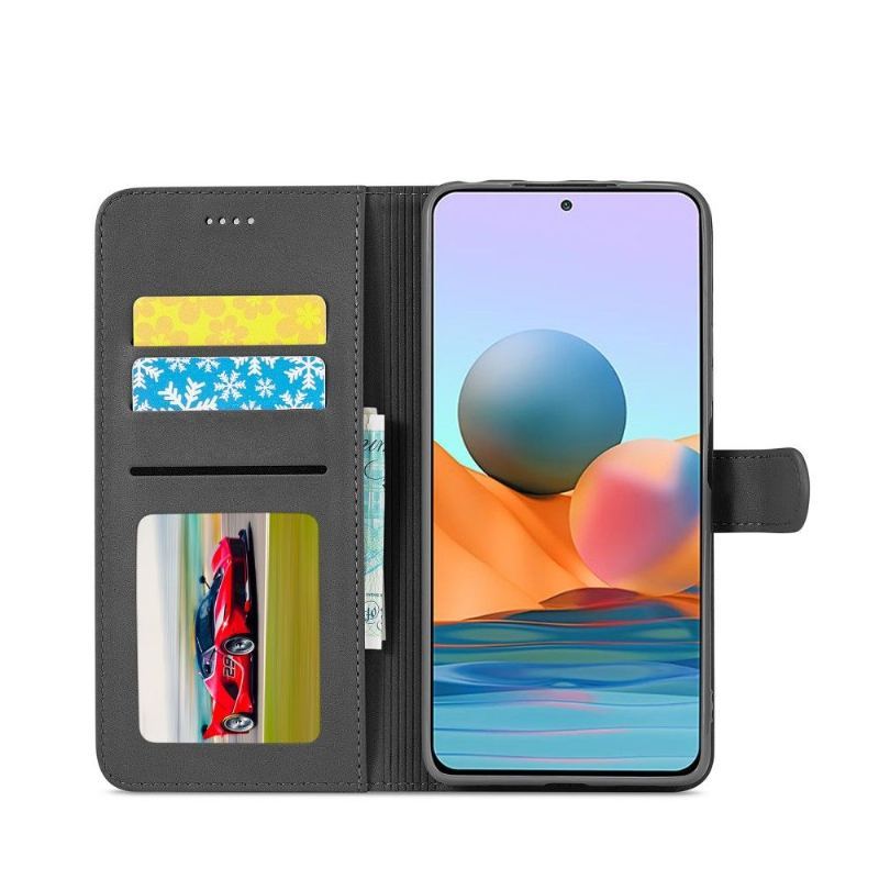 Etui do Xiaomi Redmi Note 10 Pro Etui Folio Skórzany Efekt Lc.imeeke