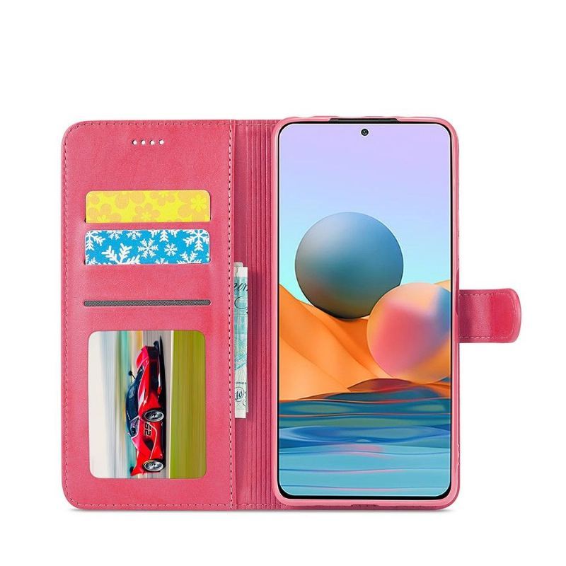 Etui do Xiaomi Redmi Note 10 Pro Etui Folio Skórzany Efekt Lc.imeeke